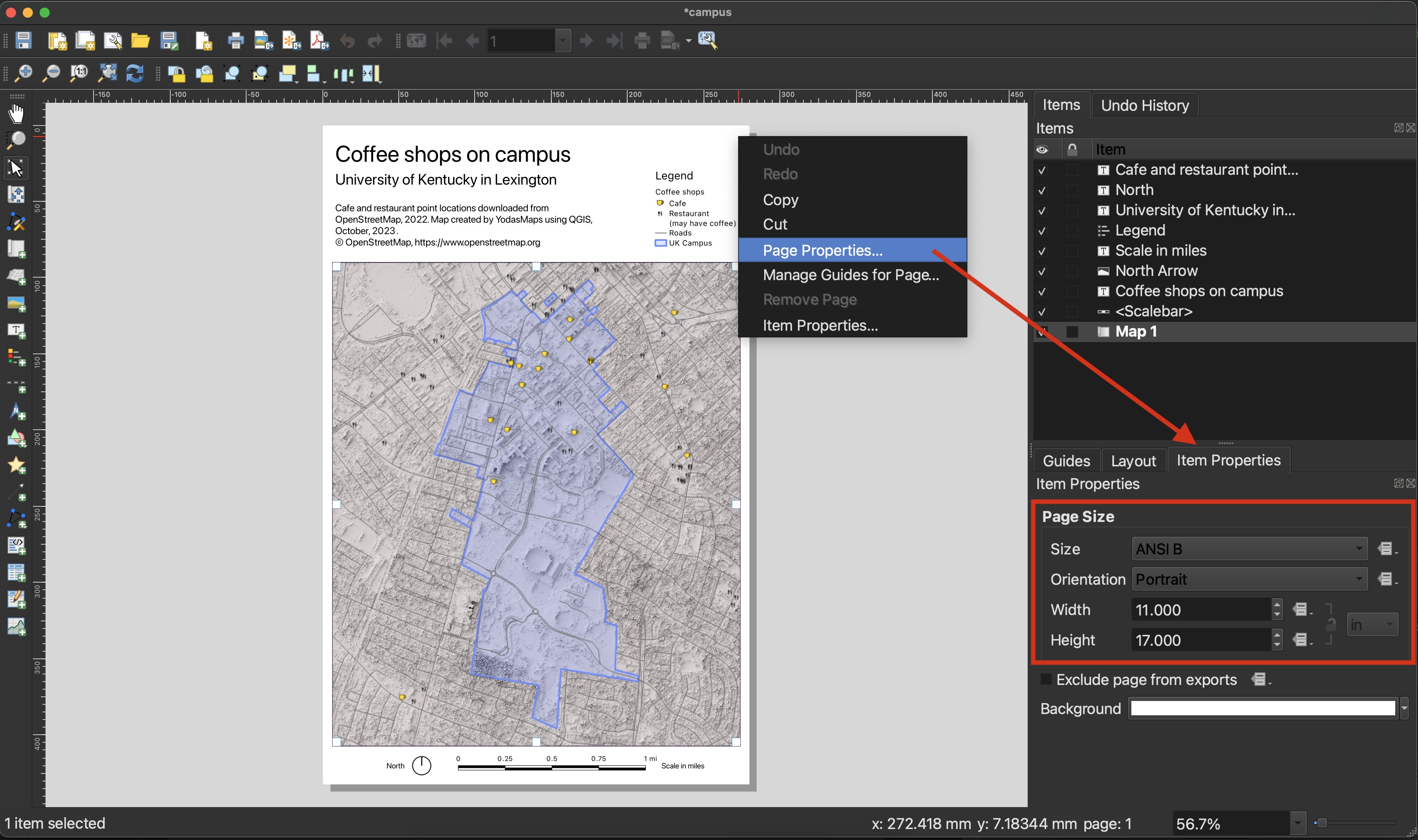 Inspecting the Page Properties